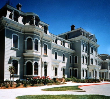 Mills Hall at Mills College, a restoration project by architect Peter Dodge